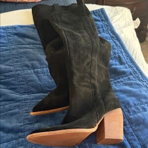 Gianni Bini Black Over the Knee Boots